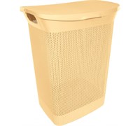 Корзина для белья AJUR 50л шафран BQ4101ШФ-2