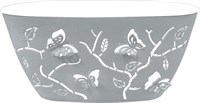 Горшок LUCKY FRIDAY для цветов Boho/BUTTERFLIES 4л 300*150мм овальный, песочно-белый LF1015ПС-14
