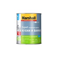 Краска водоэмульсионная MARSHALL д/кух.и ван.латексная база C 0,9л 5248869