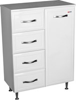 Комод Домино 60 с 4 ящиками и корзиной для белья DI44006K