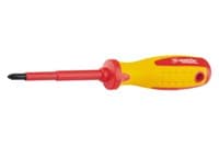 Отвертка MATRIX PROFESSIONAL Insulated, Ph0 x 75 мм, CrMo, до 1000 В, двухкомп. рукоятка 12924