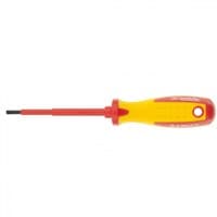 Отвертка MATRIX PROFESSIONAL Insulated, SL4,0*100мм, CrMo, до 1000В, двухкомп. рукоятка 12916