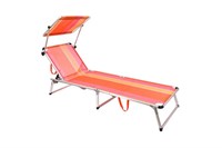 Шезлонг BOYSCOUT ORANGE 4 положения, алюминиевый каркас, 189x59x28 см, 5,2 кг 61188