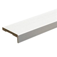Наличник ЛЕСКОМ телескопический прямой 80*10*2150 белый софт