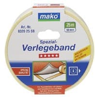 Скотч MAKO для напольных покрытий, полипропилен 5мх50мм 831705