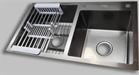 Кухонная мойка 780*430 арт.ST-HD7843BL черный