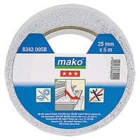 Скотч MAKO препятствующий скольжению 25ммх5м белый 834200SB