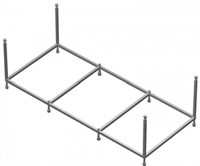 Каркас AM.PM в комплекте с монтажным набором Gem 170*70 W90A-170-070W-R