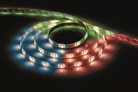 Лента Feron светодиодная 60SMD(5050)m 14,4W/m12V IP65 5m RGB на белом основании LS607 27651
