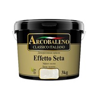 Краска декоративная РАДУГА Arcobaleno Effetto Seta База золото (3кг)