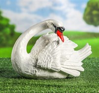 Фигура садовая PREMIUM GIPS Лебедь средний 30*20*21см 1148474