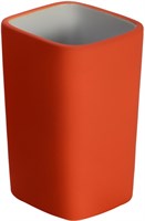 Стакан АКВАЛИНИЯ для зубных щеток керамика Orange CE0431U-TB