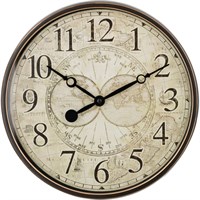 Часы настенные LEFARD World Map кварцевые 30*30*4см, циферблат D=27см 220-200