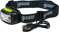 Фонарь GAUSS LED налобный 3W 220Lm Li-ion GF402