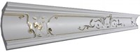Плинтус ГЛАНЦЕПОЛ потолочный GP-14 Gold 100*80 (1уп-16шт)