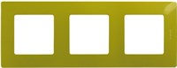 Рамка LEGRAND Etika 3 пост. (зел. папоротник) 672543