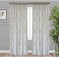 Шторы портьерные Жаккард Фиалка 190*275 2шт бежевые 100066