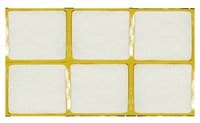 Пункт СТРОЙБАТ фетр.самокл. 25х50 белый (6шт) Element 12320/5750666
