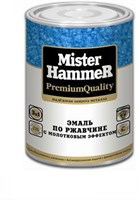Эмаль КВИЛ с молотковым эфектом по ржавчине MISTER HARDMAX RAL 8016 коричневый 1,9 кг