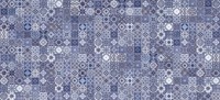 Плитка CERSANIT облицовочная Hammam 1c 20*44 голубой рельеф HAG041D