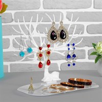 Подставка для украшений Олень! 25*15*22см прямоугольная белая 1886435