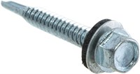 Саморезы СТРОЙБАТ кровельные оц.с буром 4,8х35 (250 шт) 2540312
