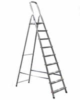 Стремянка алюминиевая KROFT НВ 9 ступеней 603009/1110109