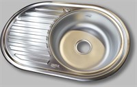 Кухонная мойка 770*500 ST-P7750AR хром правая