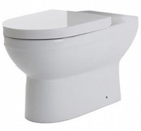 Унитаз с сидением BRAVAT New Moon дюро метал петли CY01014UW-P-RUS/CX01014UW