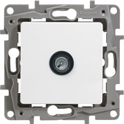 Розетка LEGRAND Etika TV простая 2дБ (белый) 672251