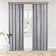 Шторы портьерные Питон блэкаут серый 190*275*2шт 106338