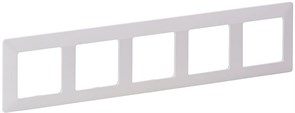 Рамка LEGRAND DIY VALENA Life на 5 поста белая 754005