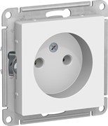 Розетка AtlasDesign без з/к , без шт, 16А, механизм белый ATN000141