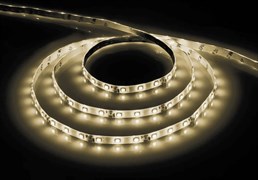 Лента Feron светодиодная 60SMD(2835)m 4.8Вт/м12V 5м теплый белый на белом основании LS-603 27597