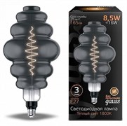 Лампа Gauss LED Filament Honeycomb 8,5W E27 Gray 1800K 161802005
