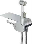 Гигиенический набор AM.PM Like со смесителем для душа с полкой, хром F0202600