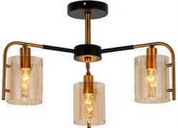 Светильник потолочный ESCADA 671/3P E14*40W Black/Gold