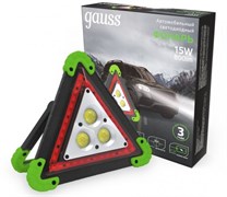 Фонарь автомобильный GAUSS 15W Li-ion 2400mA GF802