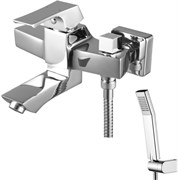 Смеситель UNIT д/ванны с фикс. плоским изливом 107мм, хром LM4514C