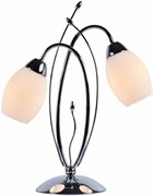 Светильник настольный ESCADA 10161/T E27*60W Chrome/White