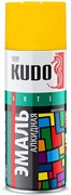 Эмаль-аэрозоль KUDO желтая 520мл 1013