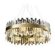 Люстра TEKAVIZE BLK D600H250 16xE14 IRON+CRYSTAL 156-19558