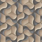 Обои EURO DECOR Cube декор 7153-16 виниловые 1,06*10,05м (1упак-6рул)