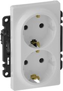 Розетка LEGRAND DIY VALENA Life 2*2к+3 (белый) 753127