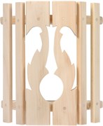 Абажур БАННЫЕ ШТУЧКИ для светильника, настенный, липа, 30*10*36см 31184
