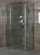 Душевое ограждение AB215-90 18261 900*900*2000 без поддона светлое стекло