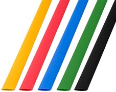Набор REXANT термоусадочной трубки 8/4мм 1м 5 цветов 29-0158