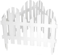 Забор PALISAD декоративный Романтика 28*300 см. белый 65020