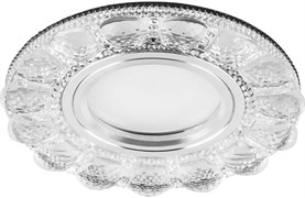 Светильник потолочный Feron встр.светод.подсв.15LED*2835 SMD4000K,MR16 50WG5.3,прозр.хромCD912 28919