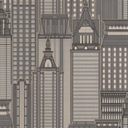 Обои EURO DECOR Skyline декор 7117-11 виниловые 1,06*10,05м (1упак-6рул)